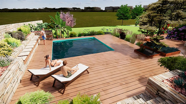 Terrasse & piscine
